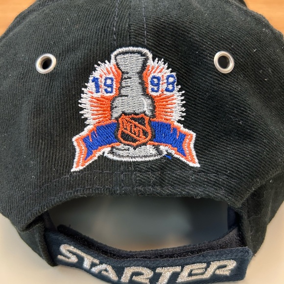 Vintage starter nhl hockey Detroit red wings Stanley cup champion 1998 hat cap - Picture 5 of 6